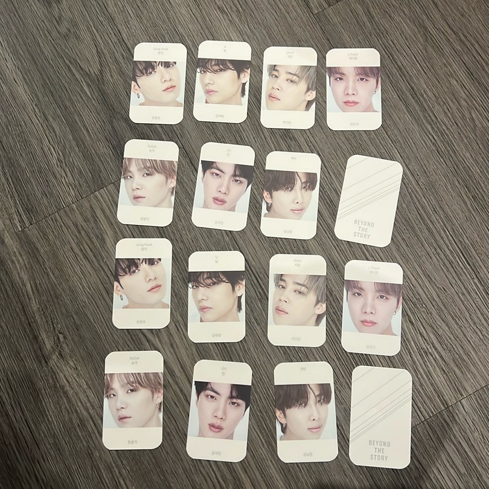 BTS beyond the story photo cards